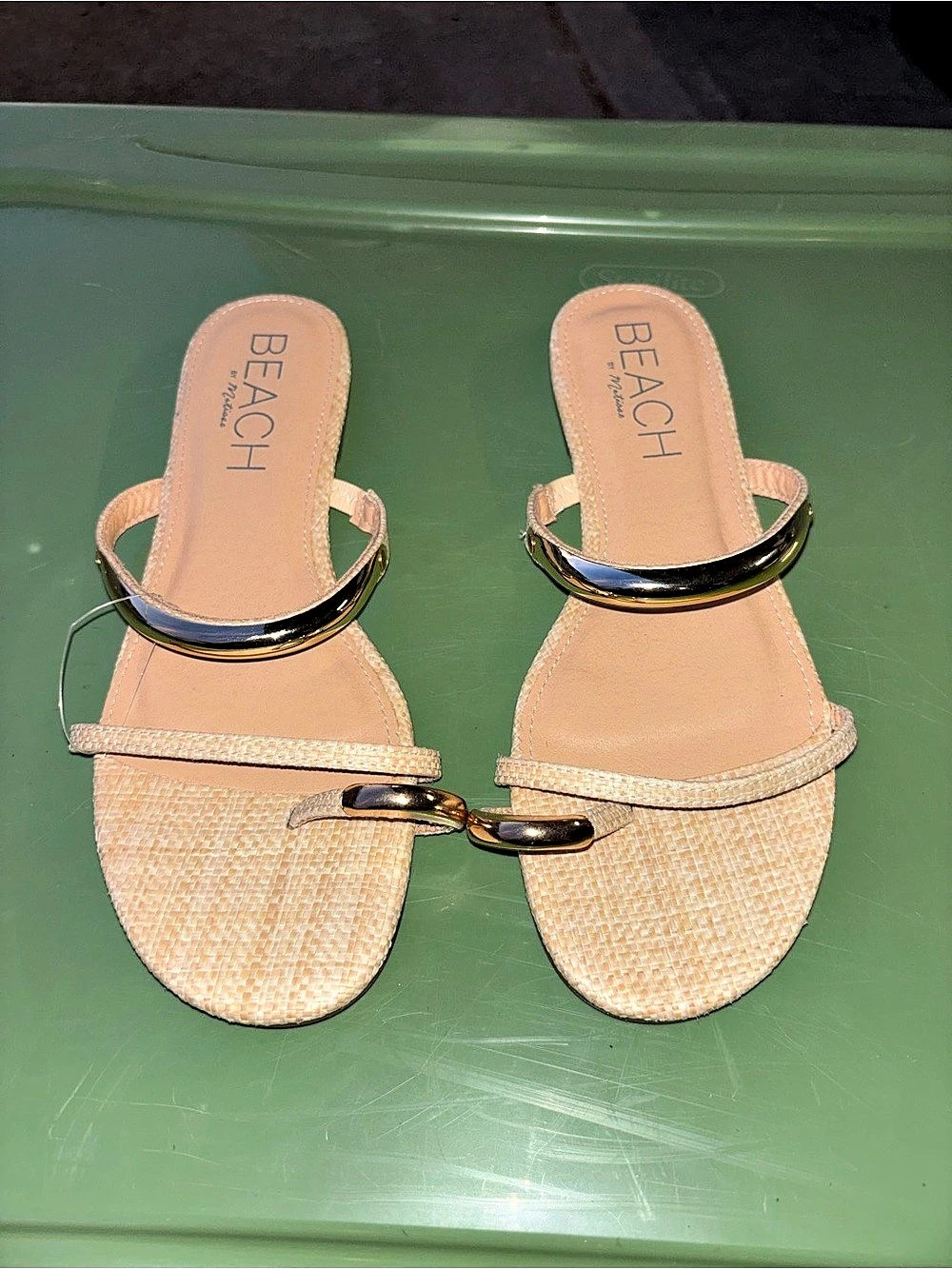 BEACH by Matisse Strappy Woven Sandals in Tan